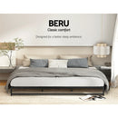Artiss Bed Frame King Size Metal BERU-4