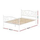 Artiss Bed Frame Double Size Metal Bed Frame GROA-2