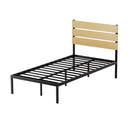 Artiss Bed Frame King Single Size Metal Base Mattress Platform Foundation PAULA-1