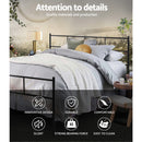 Artiss Bed Frame Queen Metal Bed Frame SOL-4