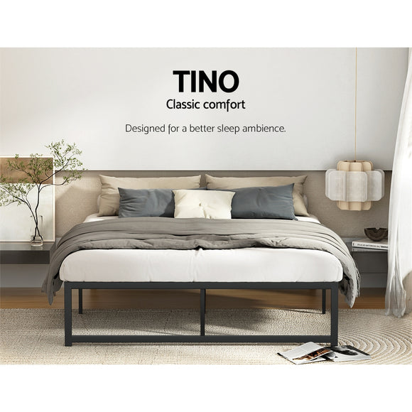 Artiss Bed Frame Double Size Metal Bed Frame TINO