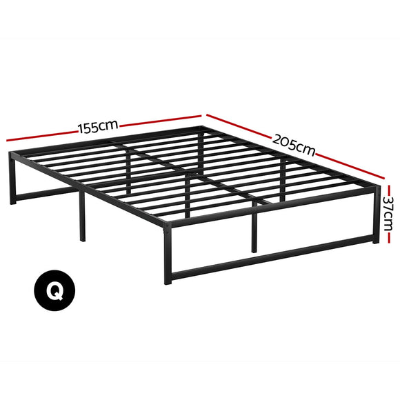 Artiss Bed Frame Queen Size Metal Bed Frame TINO