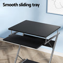Artiss Computer Desk Keyboard Tray Shelf Black 60CM-4
