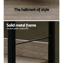 Artiss Bookshelf 4 Tiers - NOE Black and Oak-8