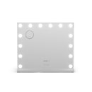 Embellir Makeup Mirror 60x52cm Hollywood Vanity with LED Light Tabletop White-3