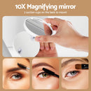 Embellir Makeup Mirror 60x52cm Hollywood Vanity with LED Light Tabletop White-6