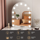 Embellir Makeup Mirror 40x50cm Dressing Vanity LED Bulb Light with 5x Magnification White Arch-4