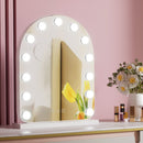 Embellir Makeup Mirror 40x50cm Dressing Vanity LED Bulb Light with 5x Magnification White Arch-7