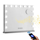 Embellir Bluetooth Makeup Mirror 58x46cm Hollywood Vanity with LED Light Wall-1