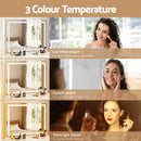 Embellir Bluetooth Makeup Mirror 58x46cm Hollywood Vanity with LED Light Crystal-4