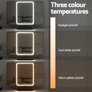 Embellir LED Makeup Mirror Tri-fold Lighted Vanity Mirrors 1X2X3X Magnifications-11