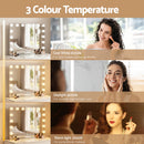 Embellir Makeup Mirror 58x46cm Hollywood Vanity with LED Light Tabletop Wall-4