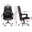 Artiss Massage Office Chair Computer Chairs High Back-2