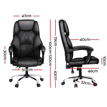 Artiss Massage Office Chair Computer Chairs High Back - 0