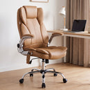 Artiss 8 Point Massage Office Chair PU Leather Espresso-10