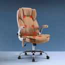 Artiss 8 Point Massage Office Chair PU Leather Espresso-7