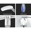 Artiss 8 Point Massage Office Chair PU Leather White-7