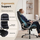 Artiss 8 Point Massage Office Chair Heated Seat PU Black-7