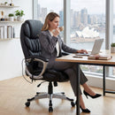 Artiss 8 Point Massage Office Chair Heated Seat PU Black-9