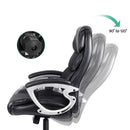 Artiss 8 Point Massage Office Chair Heated Seat PU Black-4