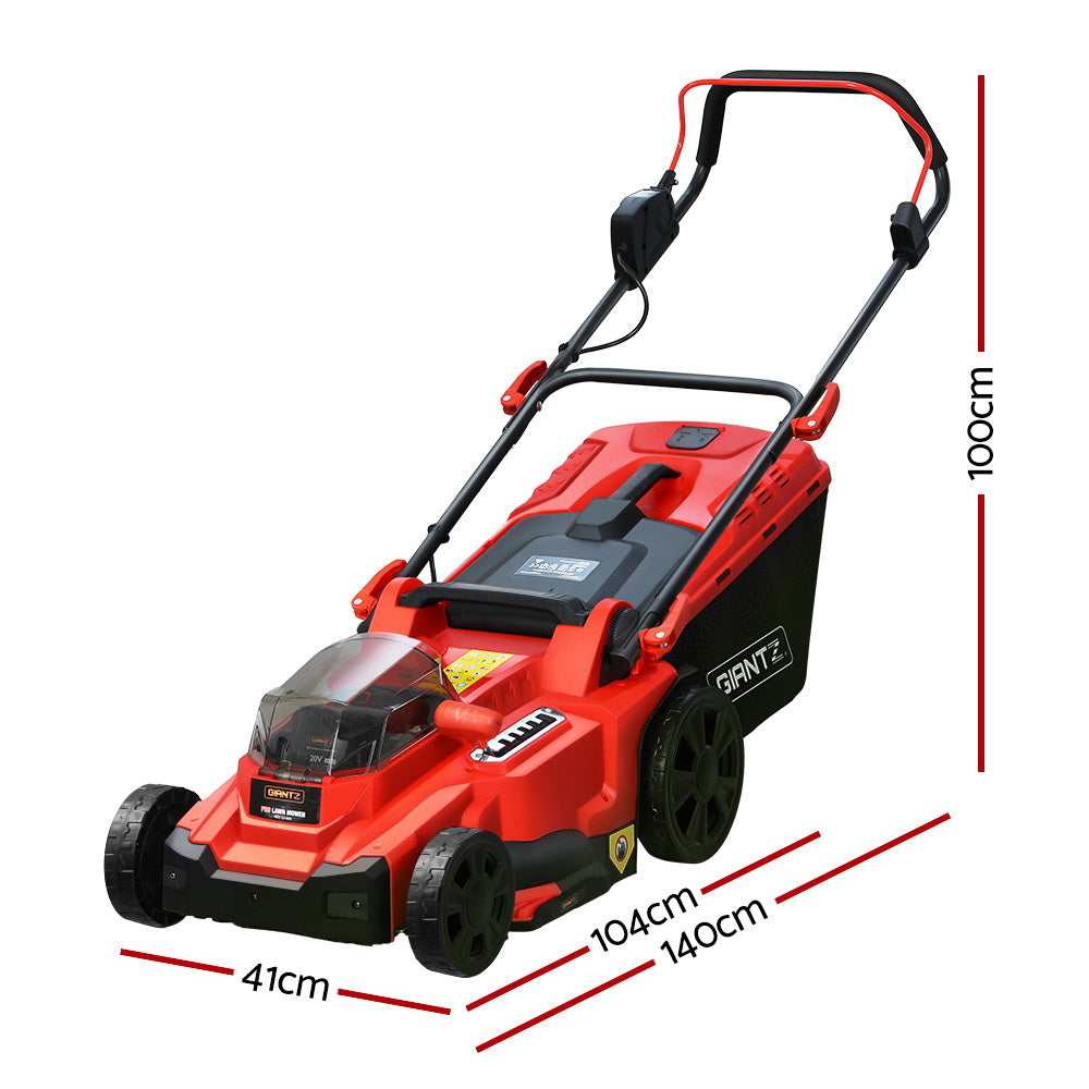 Giantz Lawn Mower 37cm Cutting Width Cordless 40V Electric Lawnmower - 0