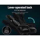 Artiss Executive Office Chair Leather Recliner Black-4