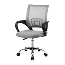Artiss Mesh Office Chair Mid Back Grey-1