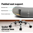 Artiss Mesh Office Chair Mid Back Grey-6