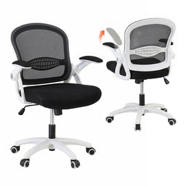 Artiss Mesh Office Chair Mid Back Black