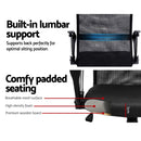 Artiss Mesh Office Chair High Back Black-4