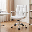 Artiss Office Chair Seat PU Work Computer Desk Chairs-9