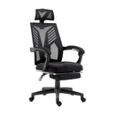 Artiss Mesh Office Chair Recliner Black-1