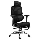 Artiss Ergonomic Office Chair Footrest Black-1