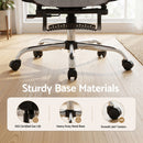 Artiss Ergonomic Office Chair Footrest Grey-9