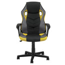 Artiss Gaming Office Chair Computer Executive Racing Chairs High Back Yellow-3