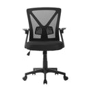Artiss Mesh Office Chair Mid Back Black-3