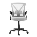 Artiss Mesh Office Chair Mid Back Grey-3