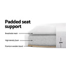 Artiss Mesh Office Chair Computer Gaming Desk Chairs Work Study Mid Back Grey-5