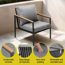 Gardeon 5 Seater Outdoor Sofa Set 4PCS Table Chair Garden Bench Patio Furniture-5