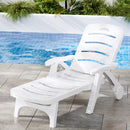 Gardeon Sun Lounger Folding Chaise Lounge Chair Wheels Patio Outdoor Furniture-1