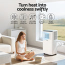 3-in-1 Devanti Portable Air Conditioner Dehumidifier Fan 7000BTU-5