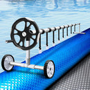 Aquabuddy Pool Cover 500 Micron 10x4m Swimming Pool Solar Blanket Blue Silver 5.5m Roller-7