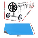 Aquabuddy Pool Cover 500 Micron 6.5x3m Silver Swimming Pool Solar Blanket 4m Roller-2