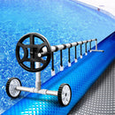 Aquabuddy Pool Cover 500 Micron 6.5x3m Silver Swimming Pool Solar Blanket 4m Roller-7