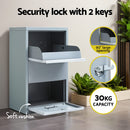 Gardeon Parcel Letterbox Drop Box Package Grey-6