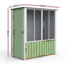 i.Pet Bird Cage Outdoor Aviary 180cm Walk In Access Galvanised Metal Green-3