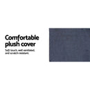 i.Pet Cat Tree 134cm Tower Scratching Post Scratcher Wood Condo House Bed Grey-7