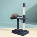 i.Pet Cat Tree 102cm Scratching Post Tower Scratcher Condo House Board Grey-7