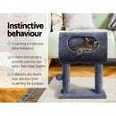 i.Pet Cat Tree 53cm Scratching Post Tower Scratcher Wood Condo House Trees Grey-4
