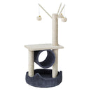i.Pet Cat Tree 76cm Scratching Post Tower Scratcher Condo House Hanging toys-1